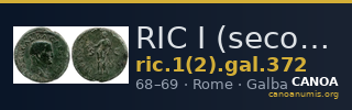 RIC I (second edition) Galba 372 — CANOA