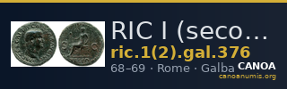 RIC I (second edition) Galba 376 — CANOA