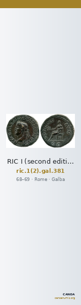 RIC I (second edition) Galba 381 — CANOA