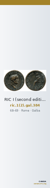 RIC I (second edition) Galba 384 — CANOA