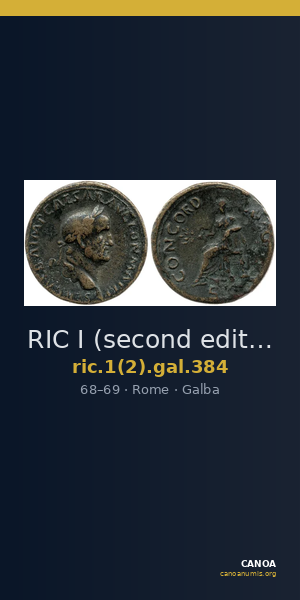 RIC I (second edition) Galba 384 — CANOA