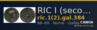 RIC I (second edition) Galba 384 — CANOA