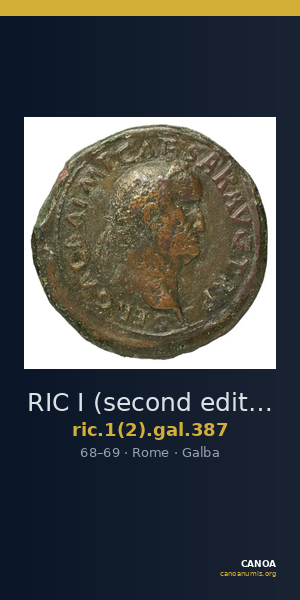 RIC I (second edition) Galba 387 — CANOA