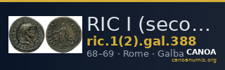 RIC I (second edition) Galba 388 — CANOA