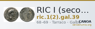 RIC I (second edition) Galba 39 — CANOA