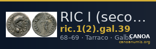 RIC I (second edition) Galba 39 — CANOA