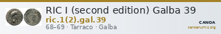 RIC I (second edition) Galba 39 — CANOA