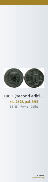 RIC I (second edition) Galba 393 — CANOA