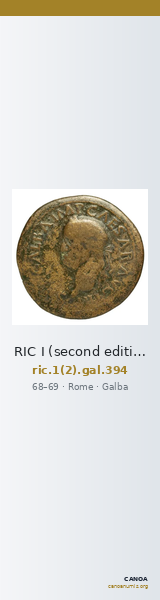 RIC I (second edition) Galba 394 — CANOA