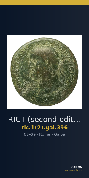 RIC I (second edition) Galba 396 — CANOA