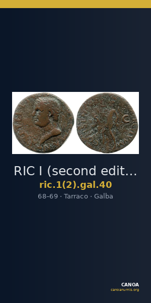 RIC I (second edition) Galba 40 — CANOA