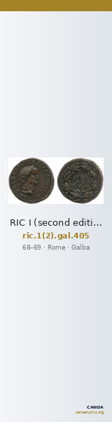 RIC I (second edition) Galba 405 — CANOA