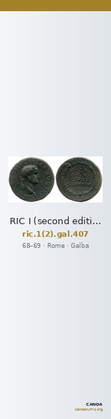 RIC I (second edition) Galba 407 — CANOA