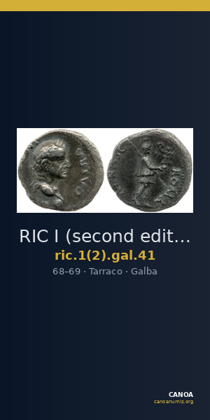 RIC I (second edition) Galba 41 — CANOA
