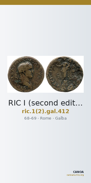 RIC I (second edition) Galba 412 — CANOA
