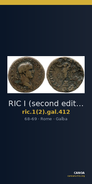 RIC I (second edition) Galba 412 — CANOA