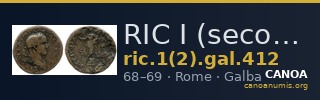 RIC I (second edition) Galba 412 — CANOA