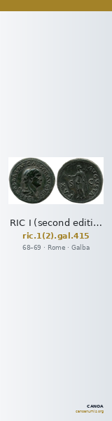 RIC I (second edition) Galba 415 — CANOA