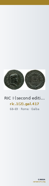 RIC I (second edition) Galba 417 — CANOA