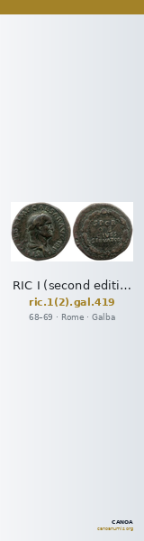 RIC I (second edition) Galba 419 — CANOA