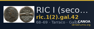 RIC I (second edition) Galba 42 — CANOA
