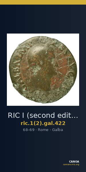 RIC I (second edition) Galba 422 — CANOA