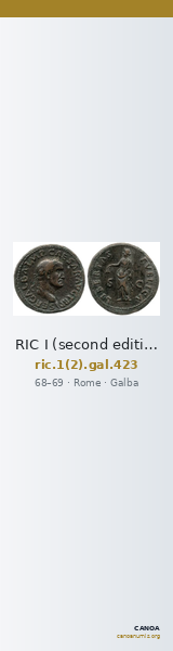 RIC I (second edition) Galba 423 — CANOA