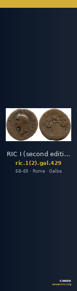RIC I (second edition) Galba 429 — CANOA
