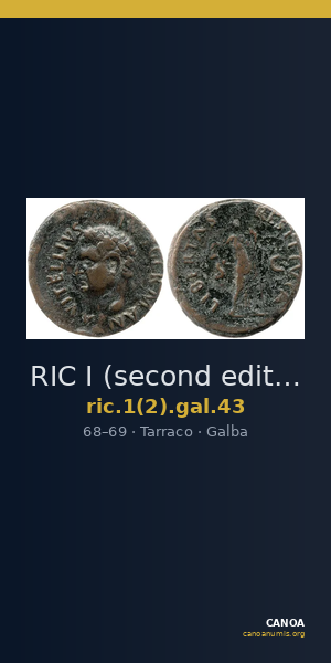 RIC I (second edition) Galba 43 — CANOA