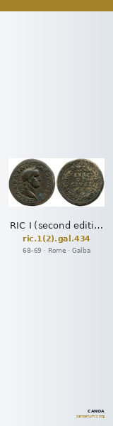 RIC I (second edition) Galba 434 — CANOA