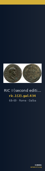 RIC I (second edition) Galba 434 — CANOA