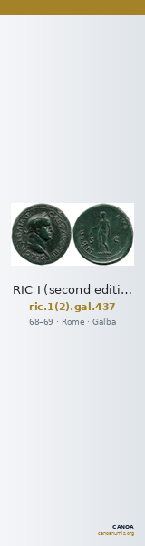 RIC I (second edition) Galba 437 — CANOA