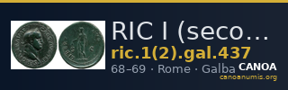 RIC I (second edition) Galba 437 — CANOA