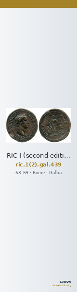 RIC I (second edition) Galba 439 — CANOA