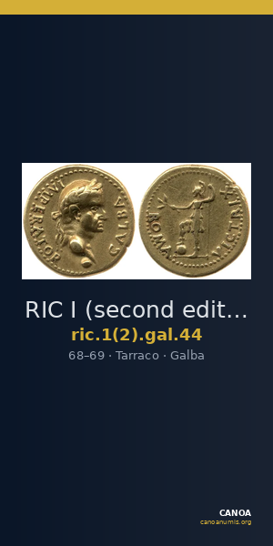 RIC I (second edition) Galba 44 — CANOA