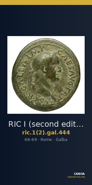 RIC I (second edition) Galba 444 — CANOA