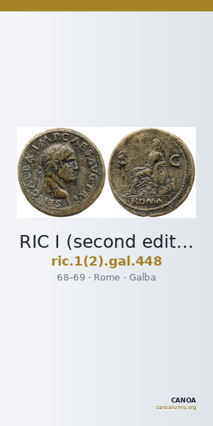 RIC I (second edition) Galba 448 — CANOA