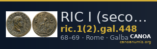 RIC I (second edition) Galba 448 — CANOA