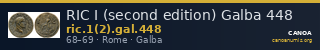 RIC I (second edition) Galba 448 — CANOA