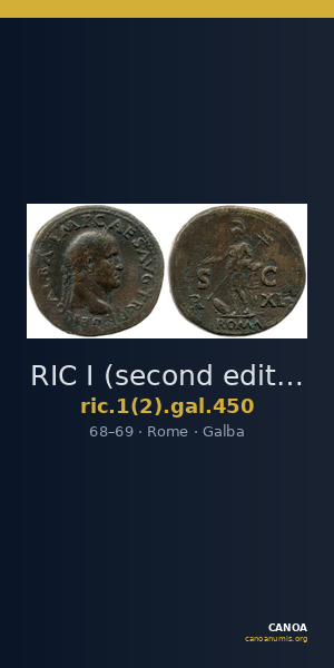 RIC I (second edition) Galba 450 — CANOA