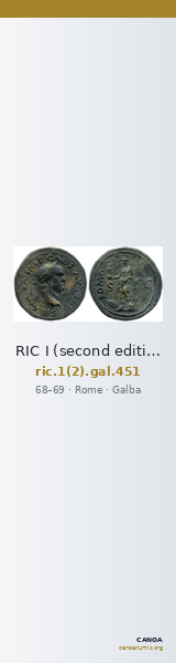 RIC I (second edition) Galba 451 — CANOA