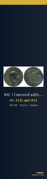 RIC I (second edition) Galba 451 — CANOA