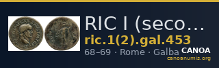 RIC I (second edition) Galba 453 — CANOA