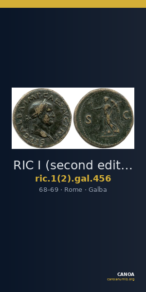 RIC I (second edition) Galba 456 — CANOA