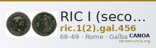 RIC I (second edition) Galba 456 — CANOA