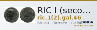 RIC I (second edition) Galba 46 — CANOA