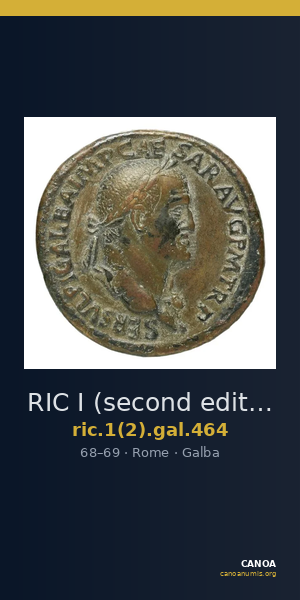 RIC I (second edition) Galba 464 — CANOA