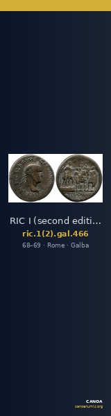 RIC I (second edition) Galba 466 — CANOA