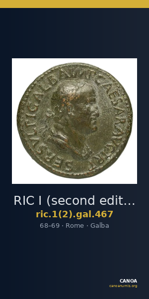 RIC I (second edition) Galba 467 — CANOA