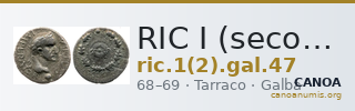 RIC I (second edition) Galba 47 — CANOA